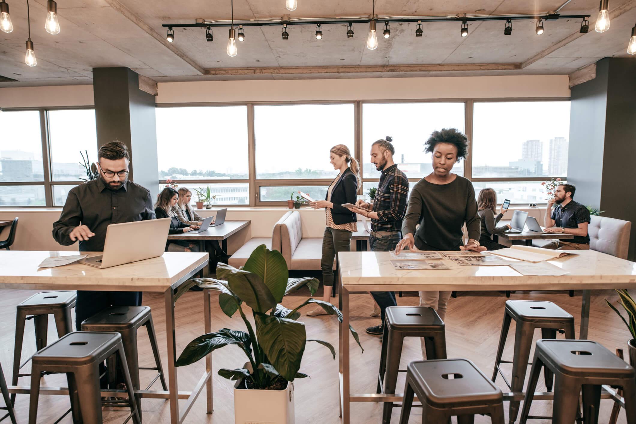 Design flexible co-working spaces